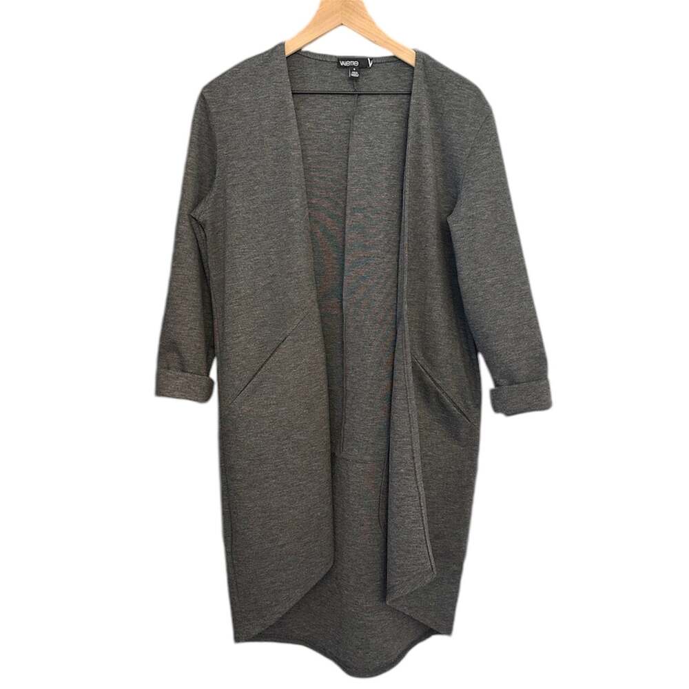 VALETTE by Nordstrom Dark Gray Jacket Cardigan Coat – Small - Picture 4 of 9